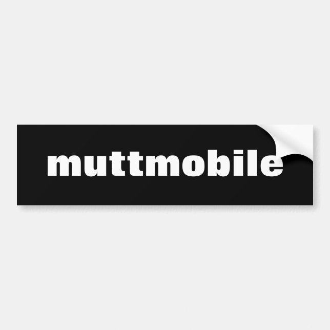 Adesivo Para Carro muttmobile (Frente)