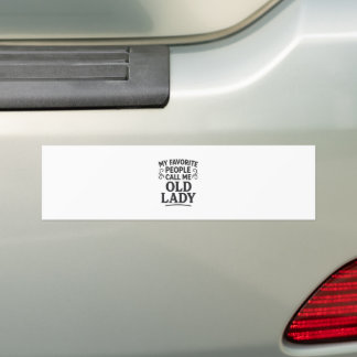 Adesivo Para Carro My Favourite People call Me Old Lady Grandma