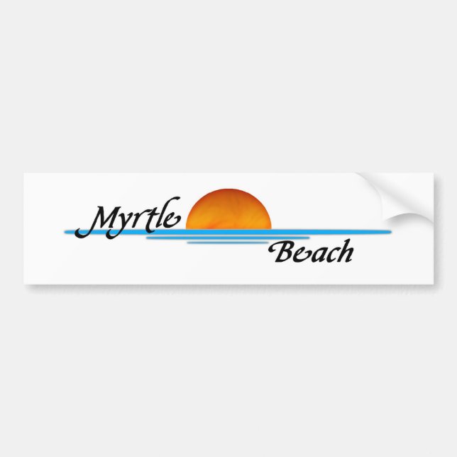 Adesivo Para Carro Myrtle Beach (Frente)