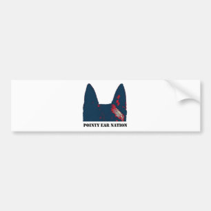 Adesivo Para Carro Nação Pointy da orelha