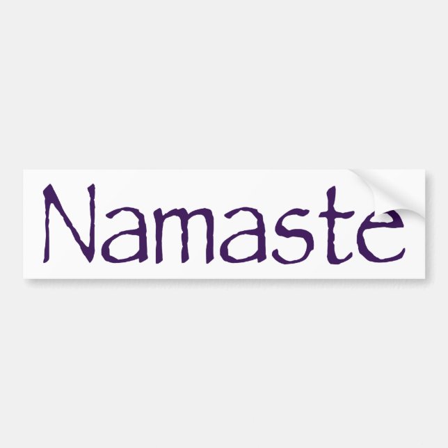 Adesivo Para Carro Namaste (Frente)