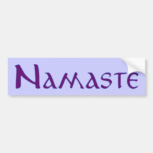 Adesivo Para Carro Namaste (Frente)