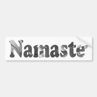 Adesivo Para Carro Namaste no Grayscale