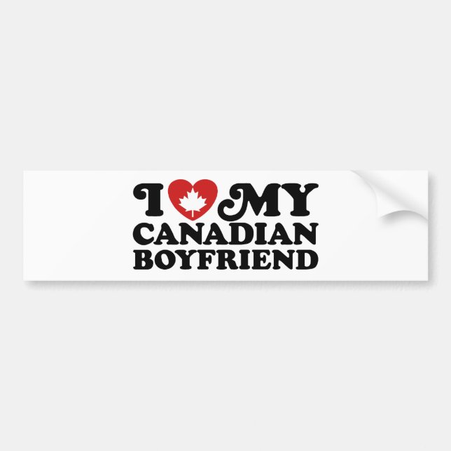 Adesivo Para Carro Namorado canadense (Frente)