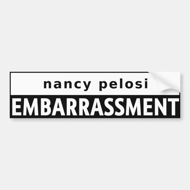 Adesivo Para Carro Nancy Pelosi (Frente)