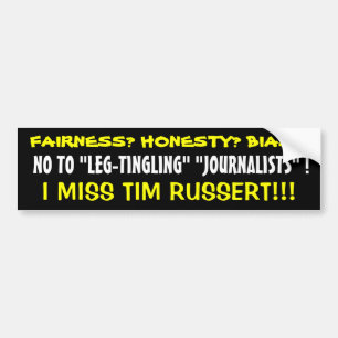 ADESIVO PARA CARRO NÃO AOS "JOURNALISTAS" DE "LEG-TINGLING"!