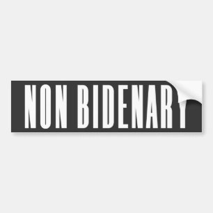 Adesivo Para Carro Não Bidentico   Anti Joe Biden   Escuro