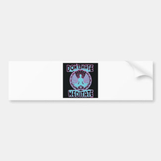 Adesivo Para Carro Não deie, não meditate!