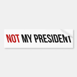 Adesivo Para Carro Não é o meu Presidente 2024