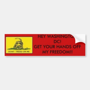 Adesivo Para Carro não fazem os ' passo, HEY WASHINGTON DC!