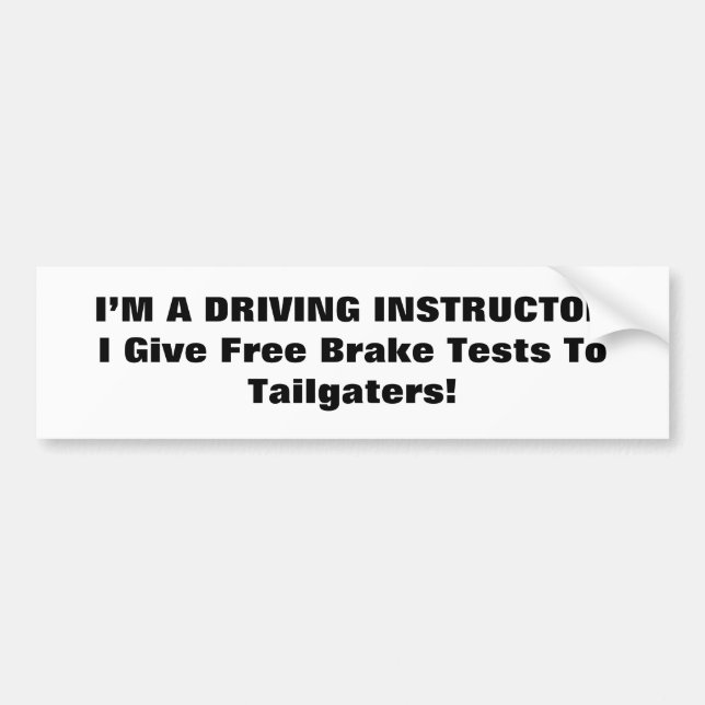 Adesivo Para Carro Não gostam da minha condução? série (Frente)