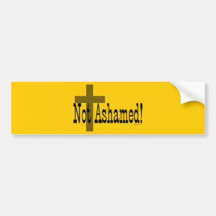 Adesivo Para Carro Nao humilhado! 1:16 dos romanos (com cruz)