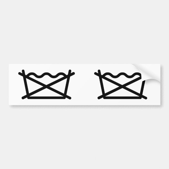 ADESIVO PARA CARRO NÃO LAVEM! (Frente)