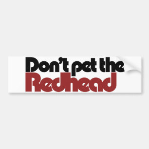Adesivo Para Carro Não marche o REDHEAD