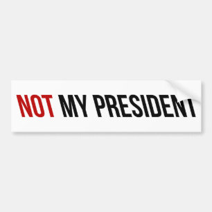 Adesivo Para Carro Não meu presidente