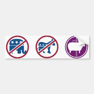 Adesivo Para Carro Não o elefante ou o asno, mas o cordeiro