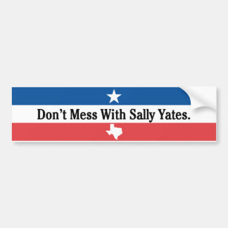 Adesivo Para Carro Não suje com Sally Yates