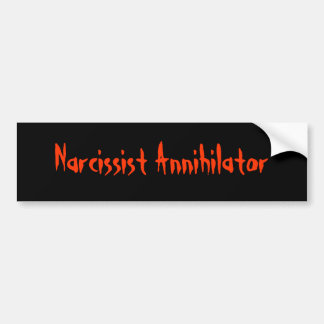 Adesivo Para Carro Narcissist Annihilator