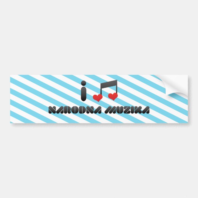 Adesivo Para Carro Narodna Muzika (Frente)