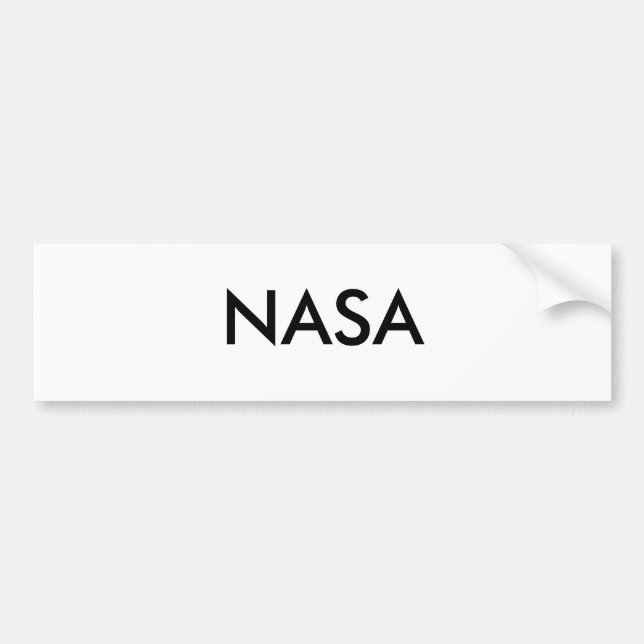 ADESIVO PARA CARRO NASA (Frente)