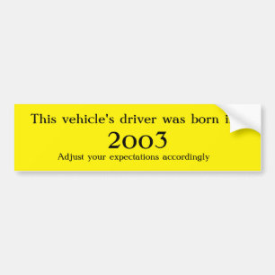 Adesivo Para Carro Nascer do driver em ____ Ajuste suas expectativas