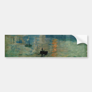 Adesivo Para Carro Nascer do sol da impressão de Monet (soleil