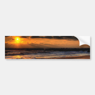 Adesivo Para Carro Nascer do sol da praia