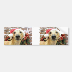 Adesivo Para Carro Natal - galgo - Pena