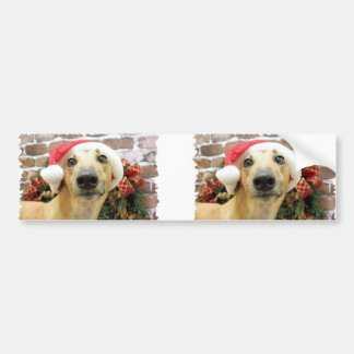 Adesivo Para Carro Natal - galgo - Pena