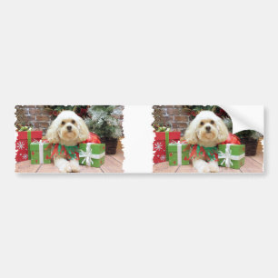 Adesivo Para Carro Natal - Havanese - pedreiro