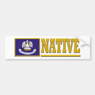 Adesivo Para Carro Nativo de Louisiana