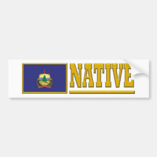 Adesivo Para Carro Nativo de Vermont