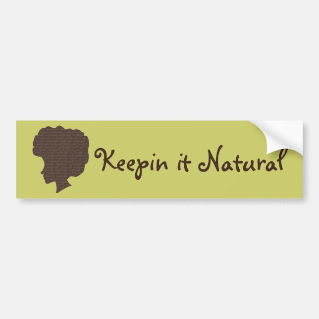 Adesivo Para Carro Natural 'Fro (Frente)