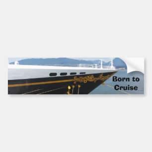 Adesivo Para Carro Navio de Cruzeiro com Frase