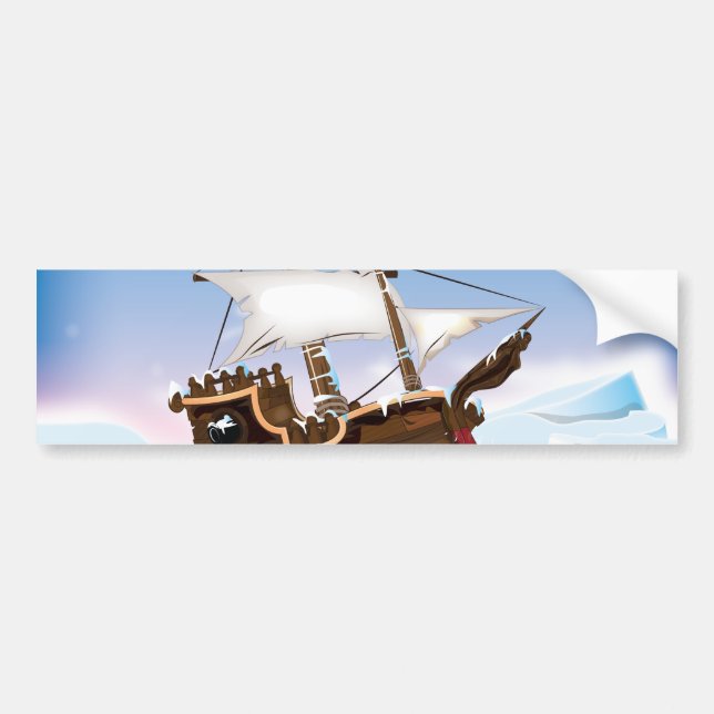 Adesivo Para Carro Navio de quebra-gelo (Frente)