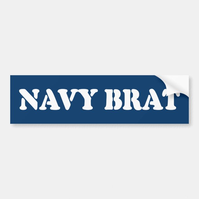 ADESIVO PARA CARRO NAVY BRAT (Frente)