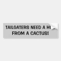 Necessidade de Tailgaters um abraço de um cacto