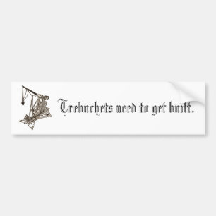 Adesivo Para Carro Necessidade de Trebuchets de obter construído
