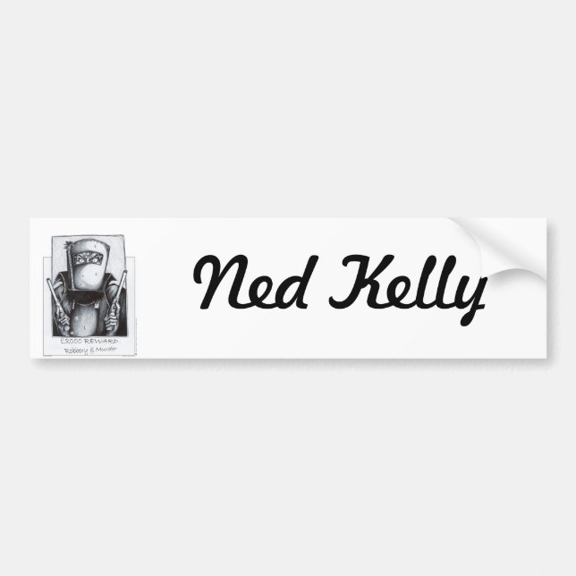 Adesivo Para Carro Ned Kelly (poster querido) (Frente)