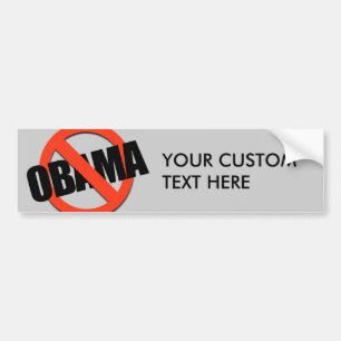ADESIVO PARA CARRO NENHUM AUTOCOLANTE NO VIDRO TRASEIRO DE OBAMA