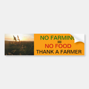 Adesivo Para Carro Nenhum cultivo = nenhuma comida