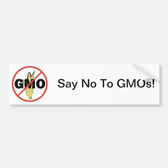 Adesivo Para Carro Nenhum GMO (Frente)