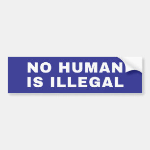 Adesivo Para Carro Nenhum Humano É Ilegal