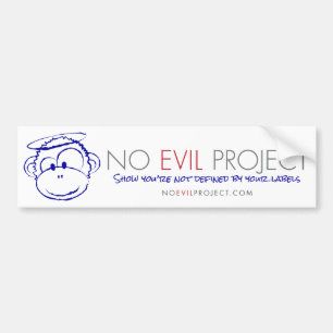 Adesivo Para Carro Nenhum Mau Project Bumper Sticker