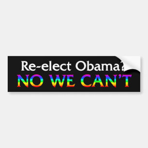 Adesivo Para Carro Nenhum nós não podemos arco-íris Bumpersticker