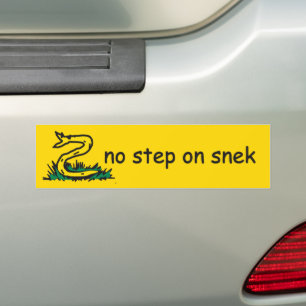 Adesivo Para Carro Nenhum passo no meme da serpente Gadsden SnekRight