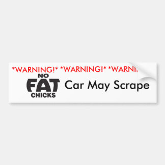 Adesivo Para Carro NENHUM PINTINHO do FAT, carro pode raspar!