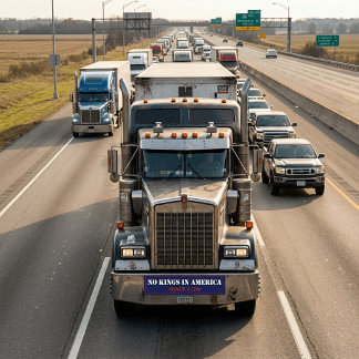Adesivo Para Carro Nenhum Rei na América