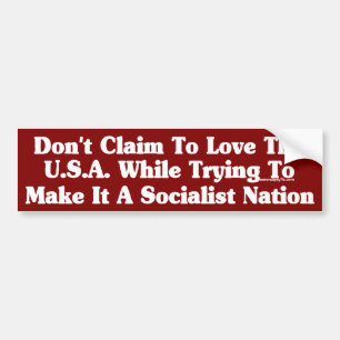 Adesivo Para Carro Nenhum socialismo!