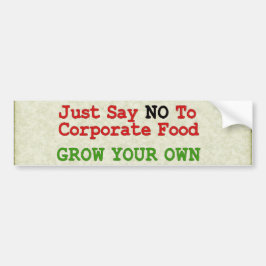 Adesivo Para Carro Nenhuma comida incorporada